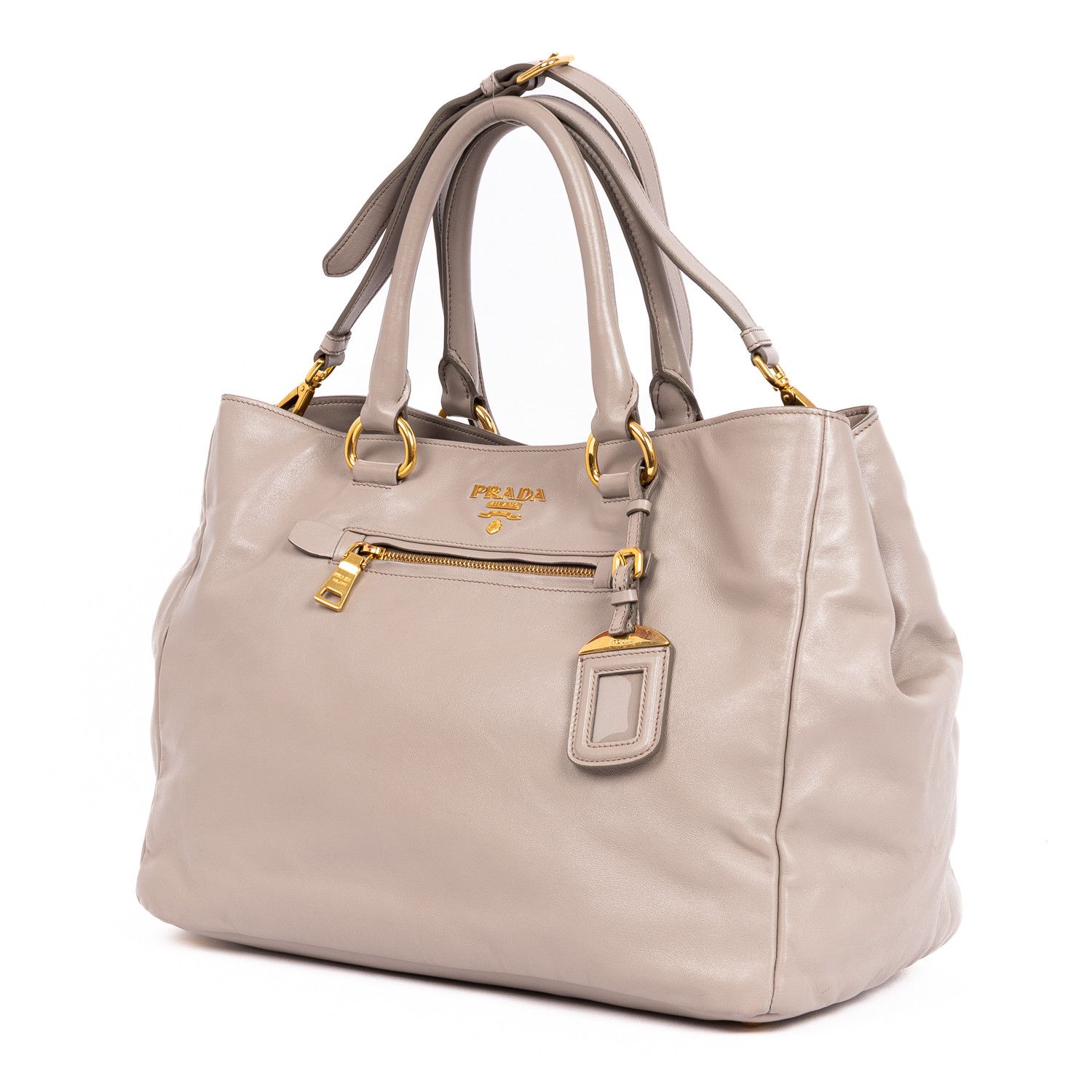 Prada Front Zip Pocket Crossbody Tote Size ONE SIZE - 2 Thumbnail