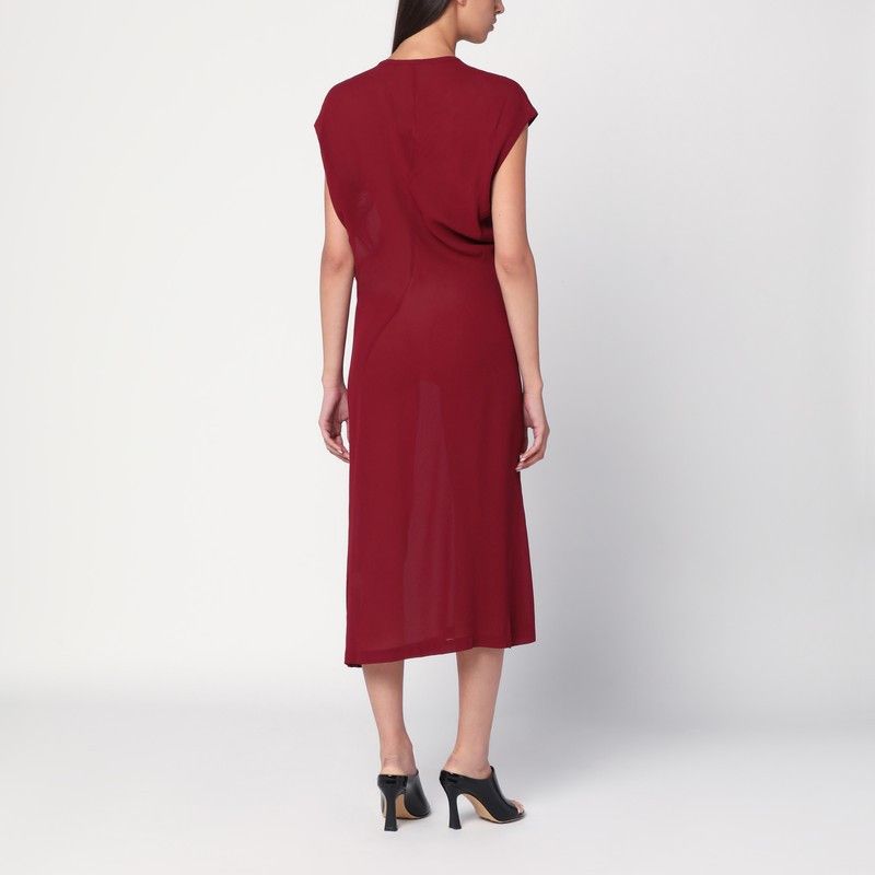 6397 6397 S-Curve Dress In Bordeaux Chiffon Size ONE SIZE - 2 Thumbnail