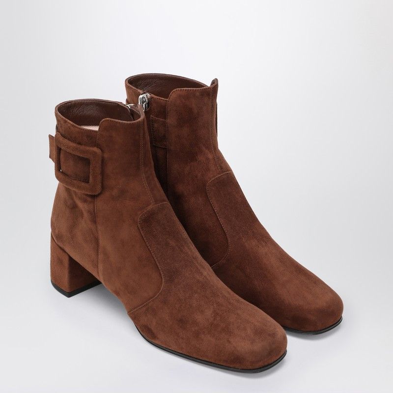 Roger Vivier Roger Vivier Trã¨S Vivier Ankle Boots In Brown Suede Size US 9 / IT 39 - 2 Thumbnail