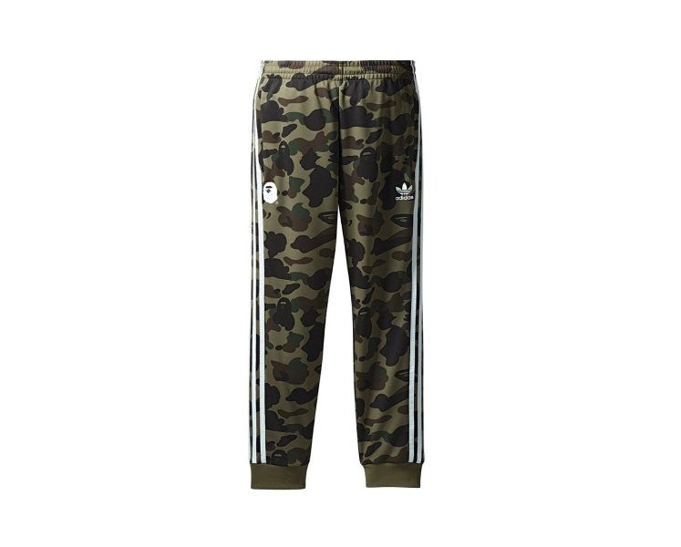 Adidas Bape BAPE X Adidas Track Pants Green Camo Grailed