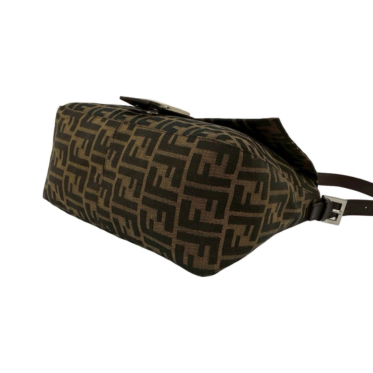 Fendi Fendi Fendi Mamma Baguette Canvas Leather Shoulder Bag Leather Shoulder Bag Size ONE SIZE - 9 Thumbnail
