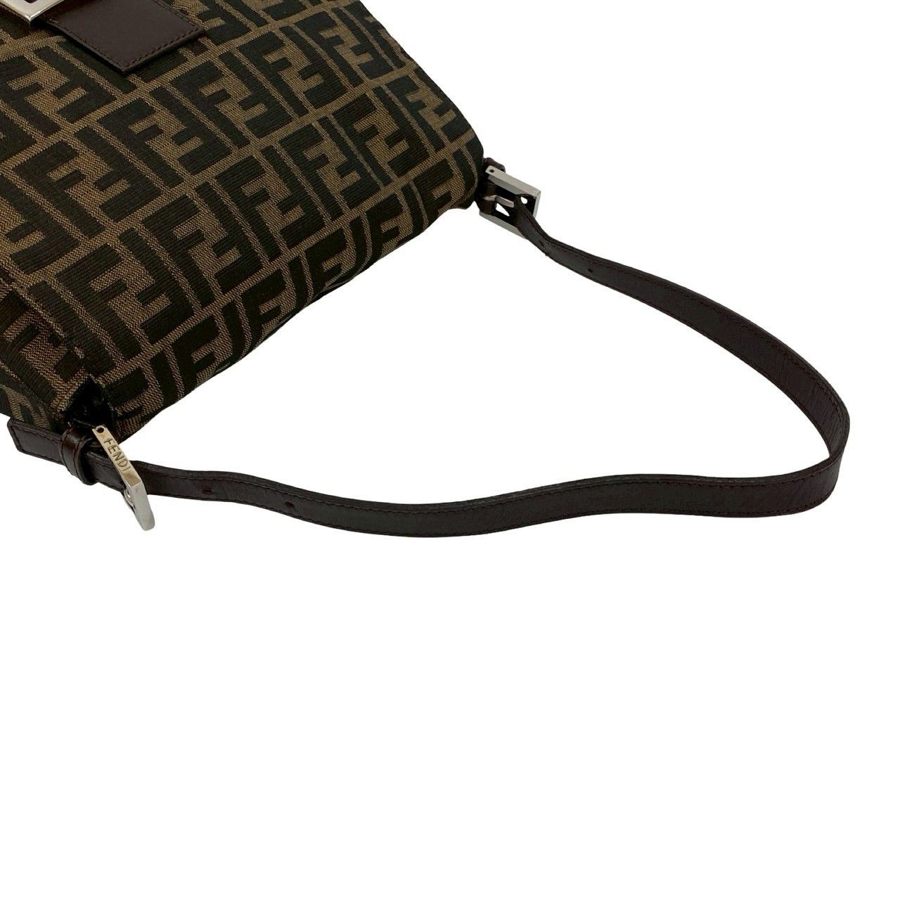 Fendi Fendi Fendi Mamma Baguette Canvas Leather Shoulder Bag Leather Shoulder Bag Size ONE SIZE - 5 Thumbnail