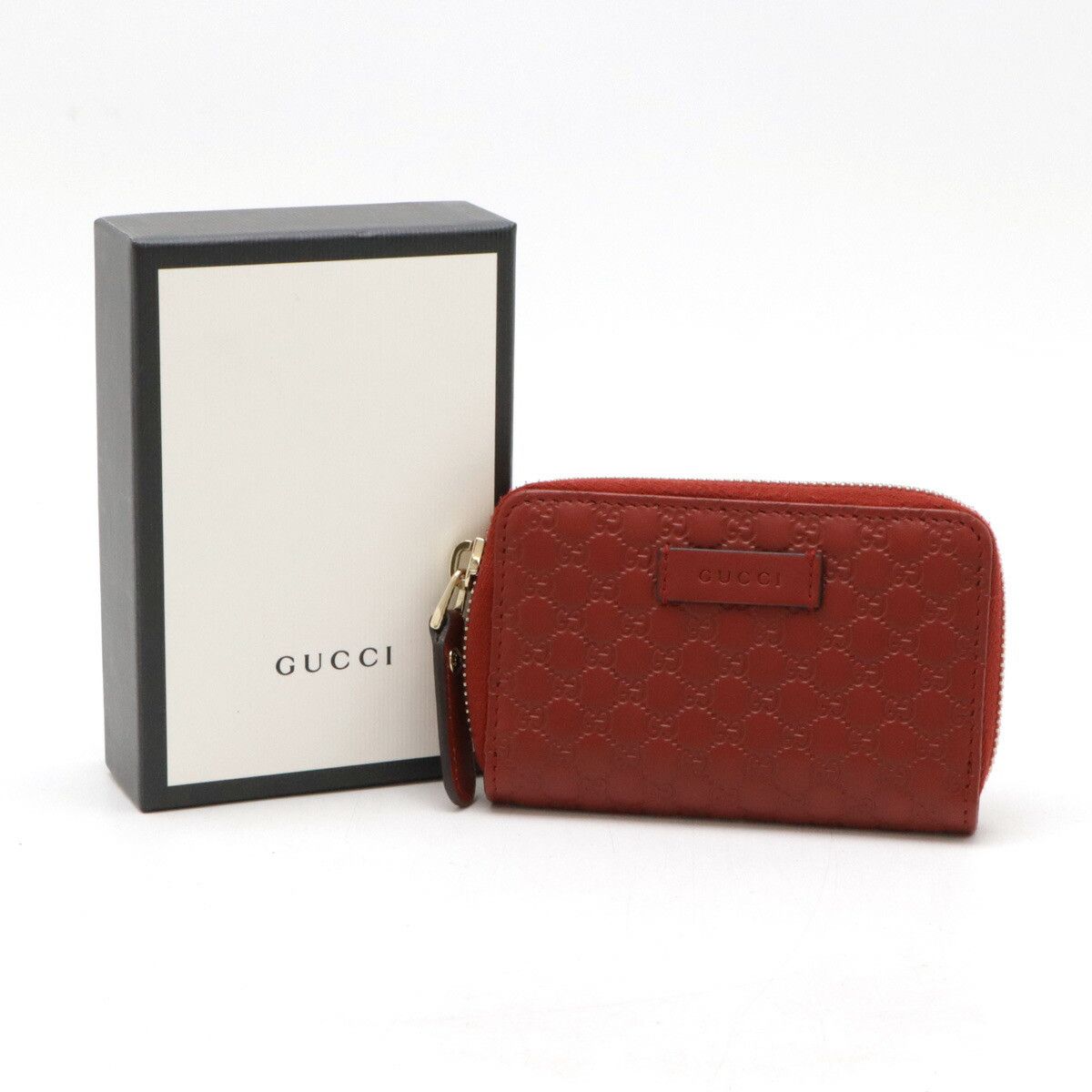 Gucci Gucci Gucci Microguccissima Leather Coin Purse 544249 Leather Coin Case 544249 DUTY FREE for USA Size ONE SIZE - 7 Thumbnail