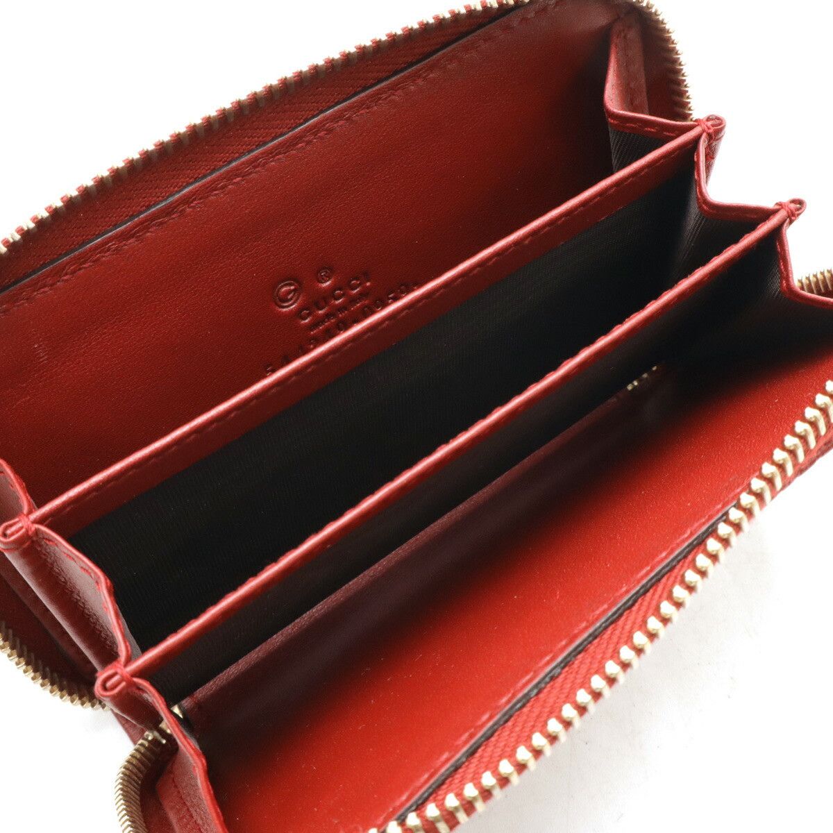 Gucci Gucci Gucci Microguccissima Leather Coin Purse 544249 Leather Coin Case 544249 DUTY FREE for USA Size ONE SIZE - 5 Thumbnail