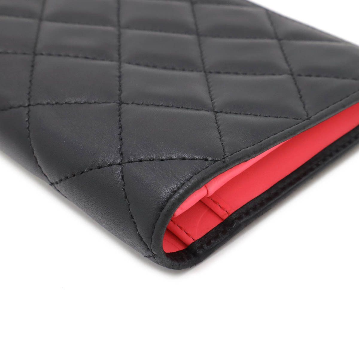 Chanel Chanel Chanel Cambon Line Soft Calf Coco Mark Long Wallet A26717 Leather Long Wallet A26717 Size ONE SIZE - 3 Thumbnail