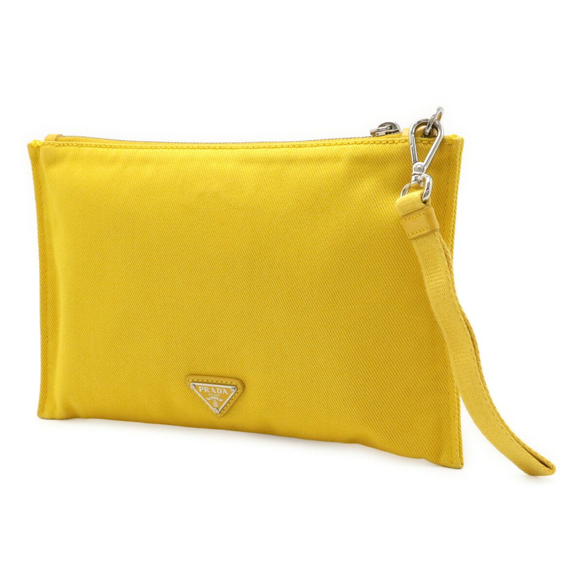 Prada Prada Prada Embossed Logo Canvas Leather 2way Clutch Bag Canvas Clutch Bag DUTY FREE for USA Size ONE SIZE - 2 Thumbnail