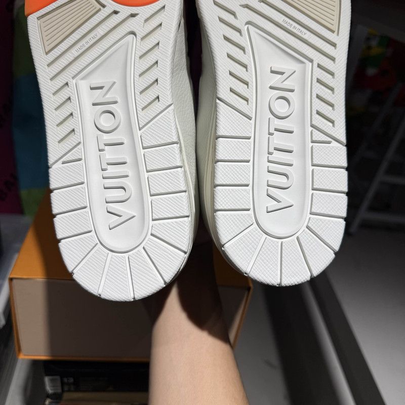 Louis Vuitton Louis Vuitton Trainer Upcycled Fashion Sneakers for Men 0079 Size US 12 / EU 45 - 8 Thumbnail