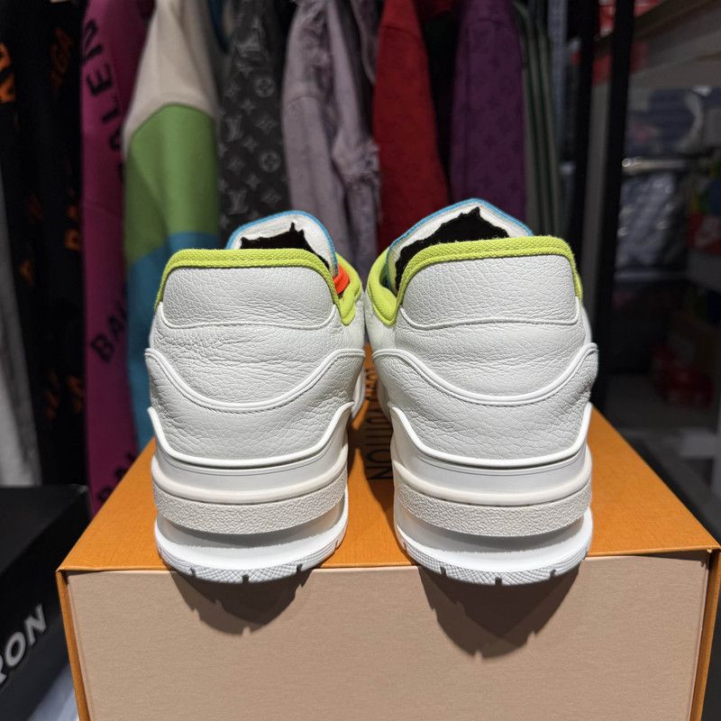Louis Vuitton Louis Vuitton Trainer Upcycled Fashion Sneakers for Men 0079 Size US 12 / EU 45 - 3 Thumbnail