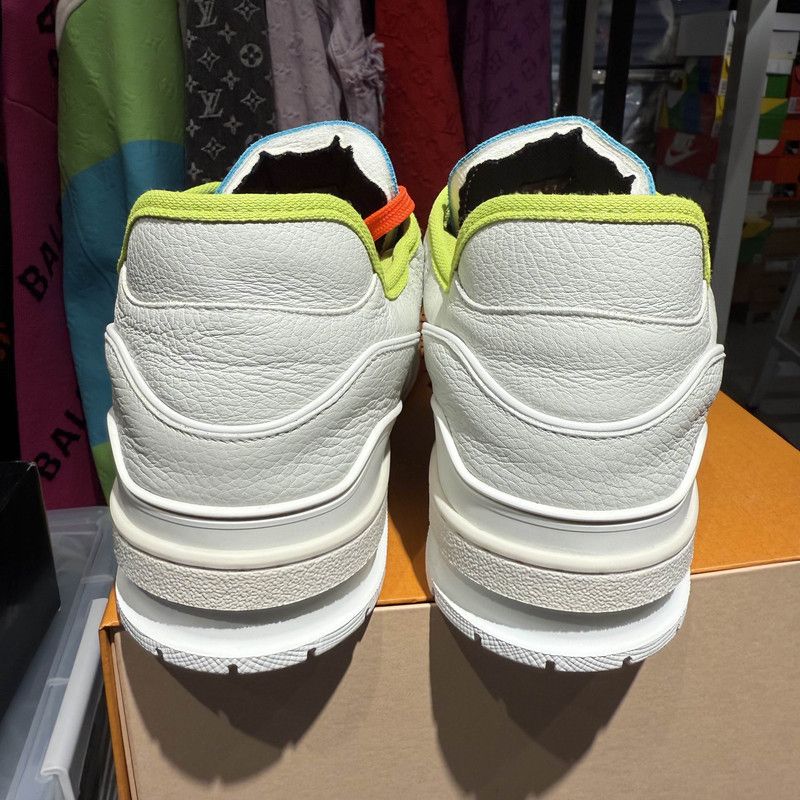 Louis Vuitton Louis Vuitton Trainer Upcycled Fashion Sneakers for Men 0079 Size US 12 / EU 45 - 7 Thumbnail