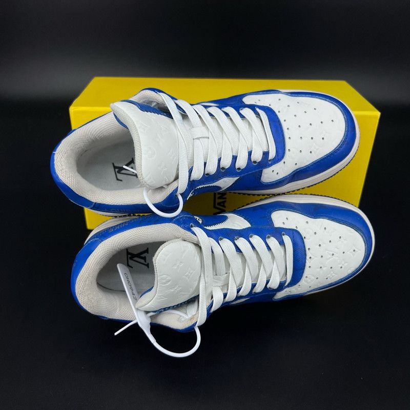 Louis Vuitton Louis Vuitton x Nike Air Force 1 Low Sneakers 0079 Size US 7 / EU 40 - 6 Thumbnail