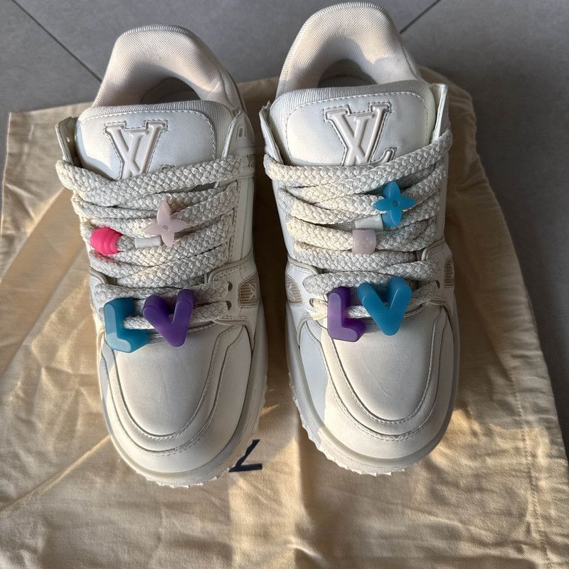 Louis Vuitton Louis Vuitton Trainer Maxi Low Sneakers 0079 Size US 9 / EU 42 - 2 Thumbnail