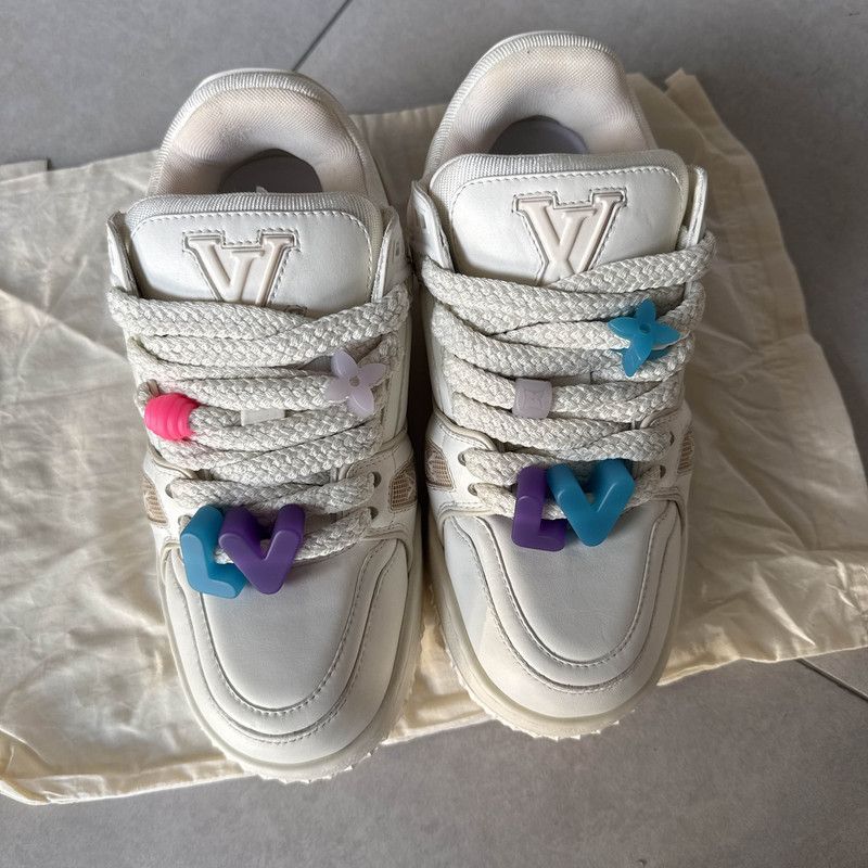 Louis Vuitton Louis Vuitton Trainer Maxi Low-Top Fashion Sneakers 0079 Size US 6.5 / EU 39-40 - 2 Thumbnail