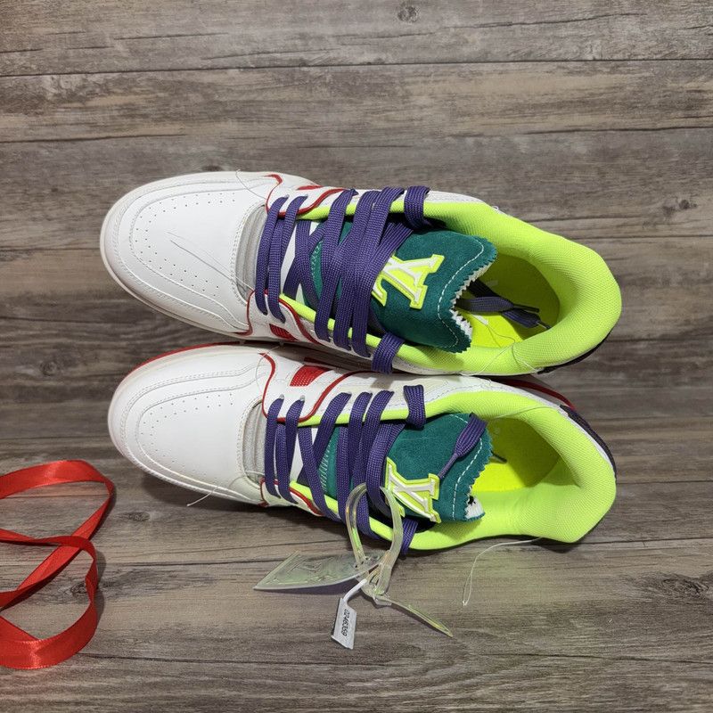 Louis Vuitton Louis Vuitton Upcycling Trainer Green Low-Top Sneakers 0079 Size US 8.5 / EU 41-42 - 10 Thumbnail