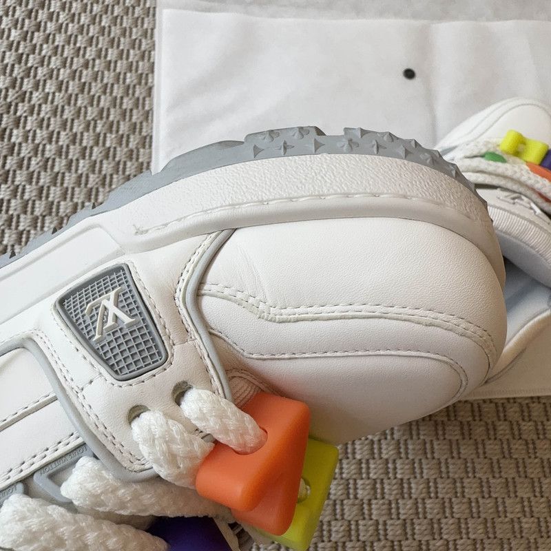 Louis Vuitton Louis Vuitton Trainer Maxi Low Top Sneakers 0079 Size US 5.5 / EU 38 - 9 Thumbnail