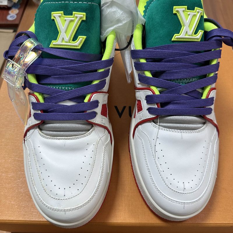 Louis Vuitton Louis Vuitton Upcycling Trainer Green Edition 0079 Size US 8 / EU 41 - 10 Thumbnail