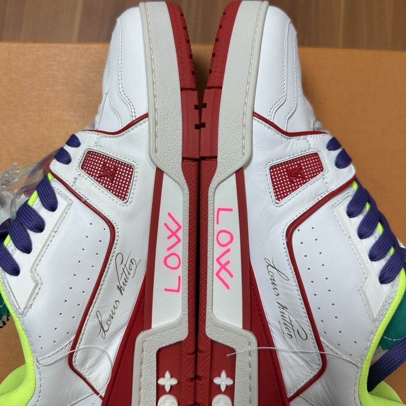 Louis Vuitton Louis Vuitton Upcycling Trainer Green Edition 0079 Size US 8 / EU 41 - 7 Thumbnail