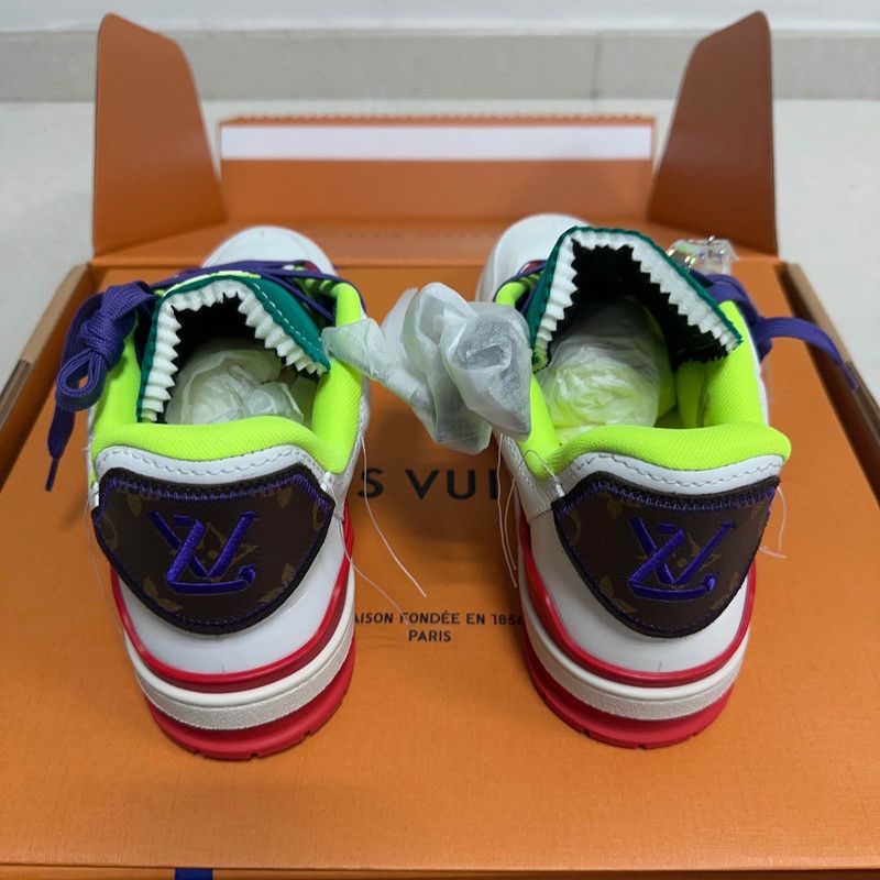 Louis Vuitton Louis Vuitton Upcycling Trainer Green Edition 0079 Size US 8 / EU 41 - 3 Thumbnail