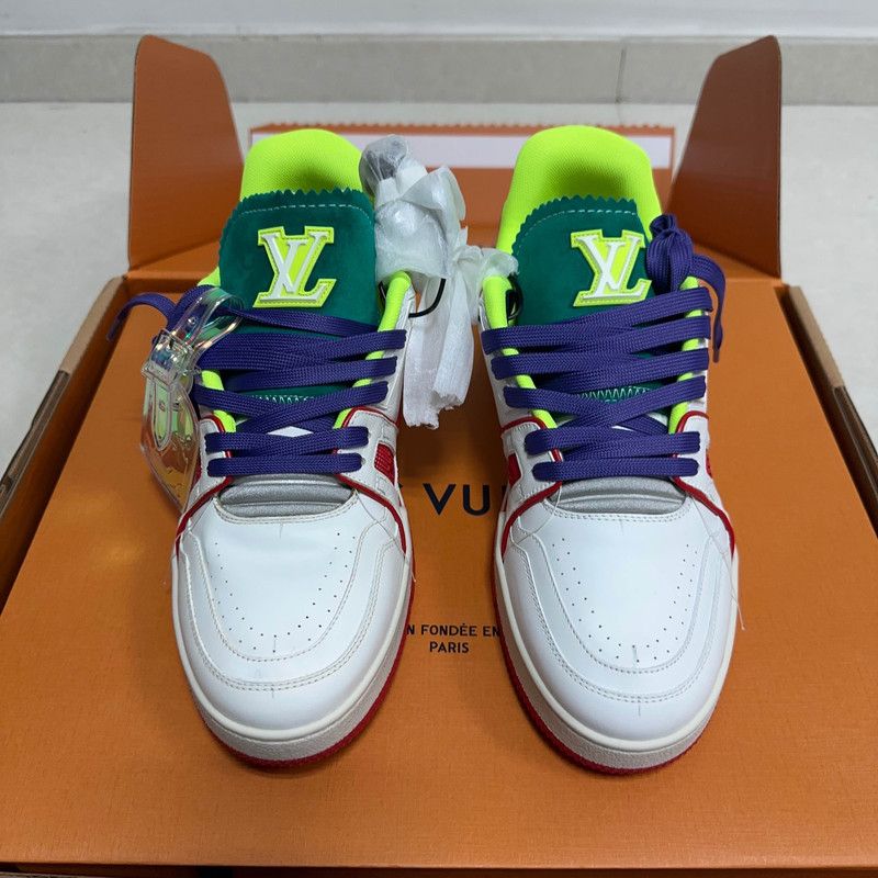 Louis Vuitton Louis Vuitton Upcycling Trainer Green Edition 0079 Size US 8 / EU 41 - 2 Thumbnail