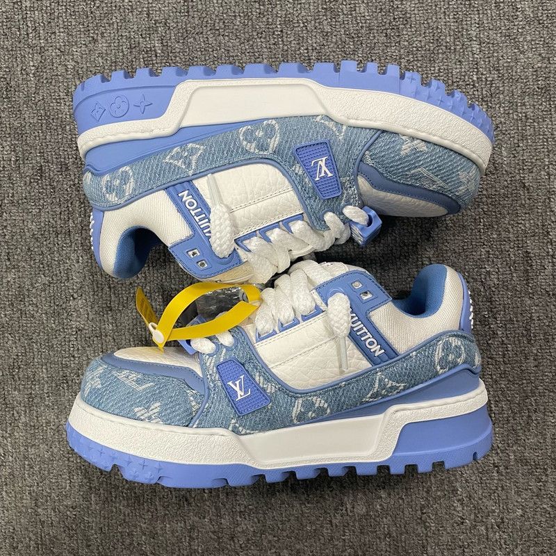 Louis Vuitton Louis Vuitton Trainer Maxi Low-Top Sneakers 0079 Size US 7.5 / EU 40-41 - 4 Thumbnail