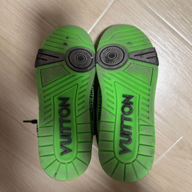 Louis Vuitton Louis Vuitton Green Skate Low-Top Sneakers 0079 Size US 6.5 / EU 39-40 - 4 Thumbnail