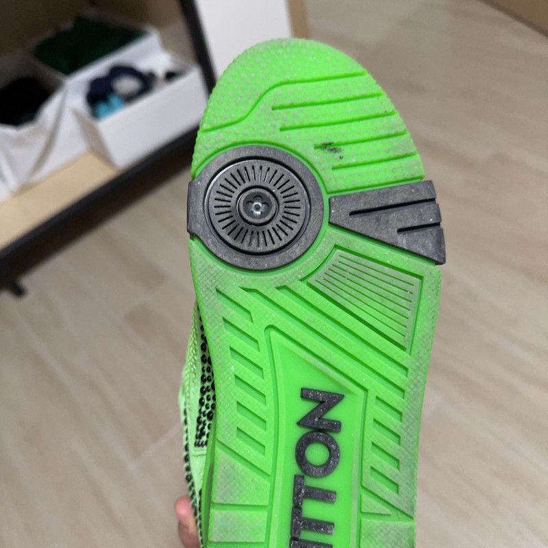 Louis Vuitton Louis Vuitton Green Skate Low-Top Sneakers 0079 Size US 6.5 / EU 39-40 - 7 Thumbnail