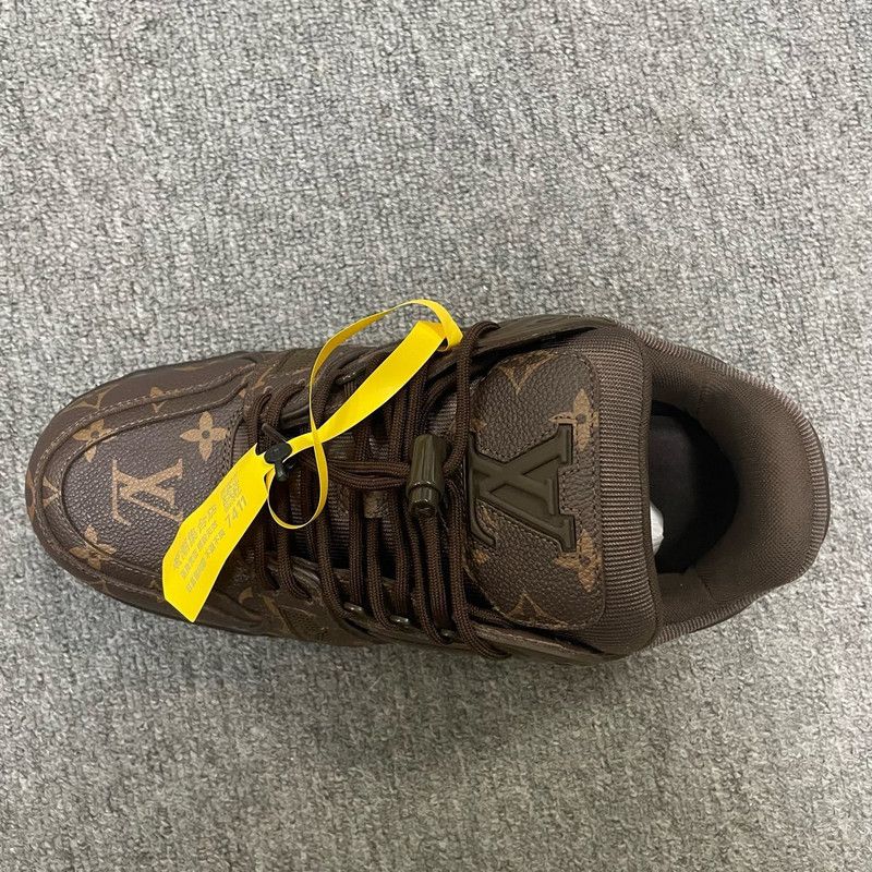 Louis Vuitton Louis Vuitton Trainer Maxi Brown Low-Top Sneakers 0079 Size US 9.5 / EU 42-43 - 6 Thumbnail