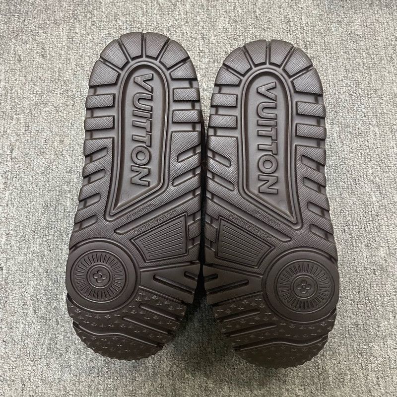 Louis Vuitton Louis Vuitton Trainer Maxi Brown Low-Top Sneakers 0079 Size US 9.5 / EU 42-43 - 4 Thumbnail