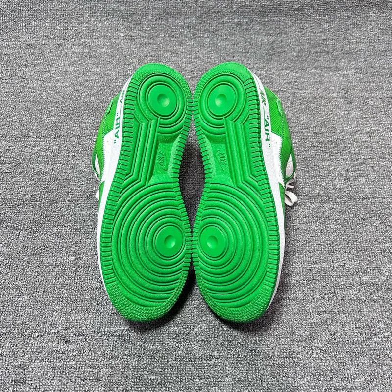 Louis Vuitton Nike x Louis Vuitton Air Force 1 Low Green 0079 Size US 7.5 / EU 40-41 - 7 Thumbnail