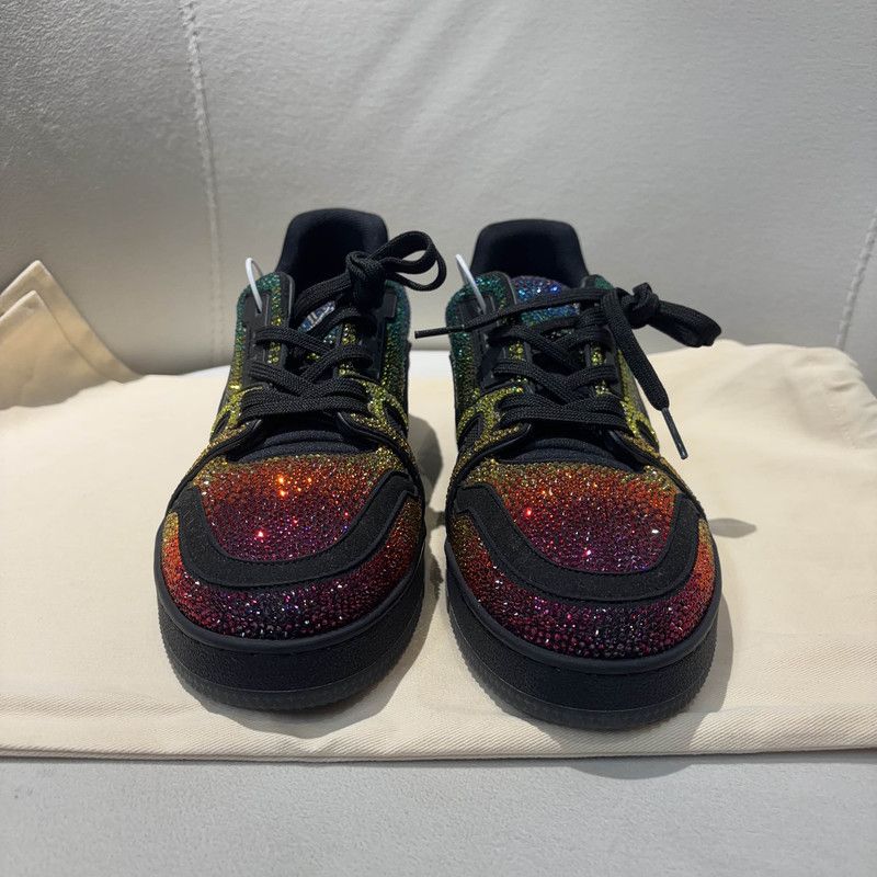 Louis Vuitton Louis Vuitton Colorful Crystal Low-Top Sneakers 0079 Size US 8.5 / EU 41-42 - 2 Thumbnail