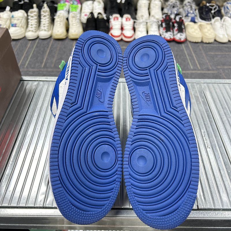 Louis Vuitton Nike x Louis Vuitton Blue and White Sneakers 0079 Size US 8 / EU 41 - 4 Thumbnail
