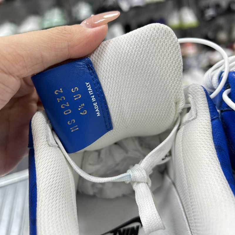 Louis Vuitton Nike x Louis Vuitton Blue and White Sneakers 0079 Size US 8 / EU 41 - 5 Thumbnail