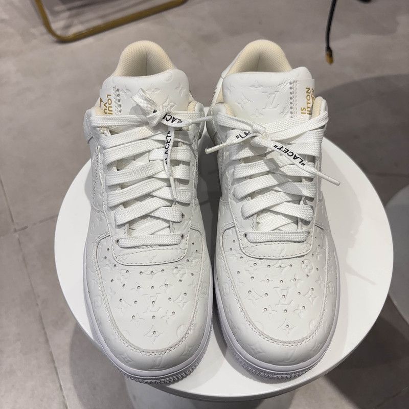 Louis Vuitton Louis Vuitton x Nike Air Force 1 Low Sneakers 0079 Size US 7.5 / EU 40-41 - 2 Thumbnail