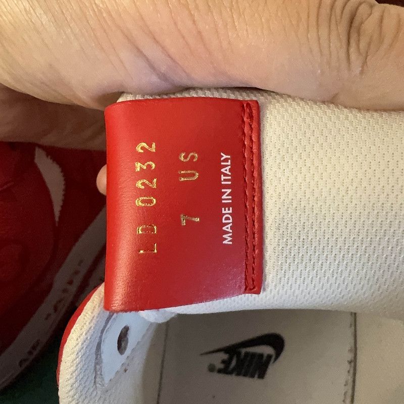 Louis Vuitton Nike x Louis Vuitton Red Air Force 1 Sneakers 0079 Size US 7 / EU 40 - 5 Thumbnail