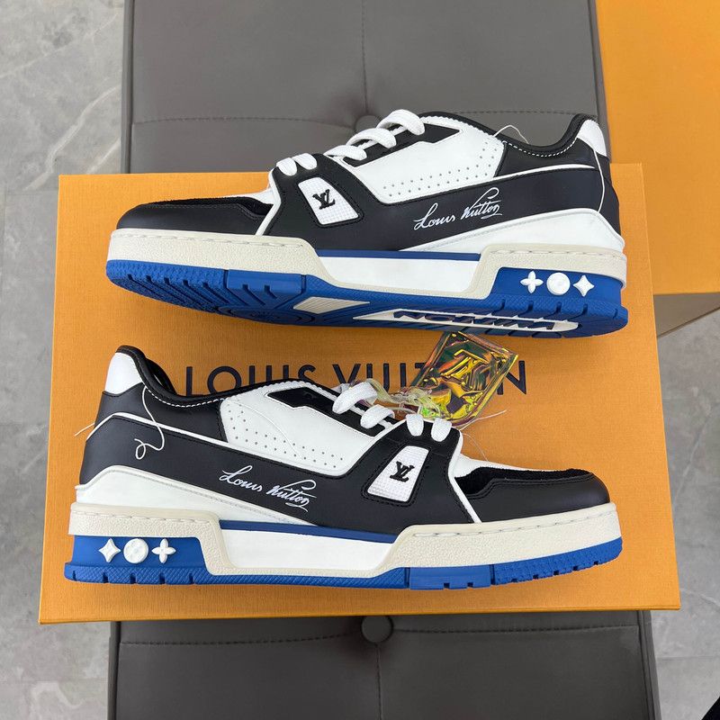 Louis Vuitton Louis Vuitton Trainer Low Fashion Sneakers for Men 0079 Size US 8.5 / EU 41-42 - 3 Thumbnail