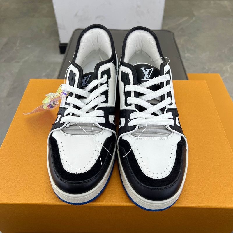 Louis Vuitton Louis Vuitton Trainer Low Fashion Sneakers for Men 0079 Size US 8.5 / EU 41-42 - 4 Thumbnail