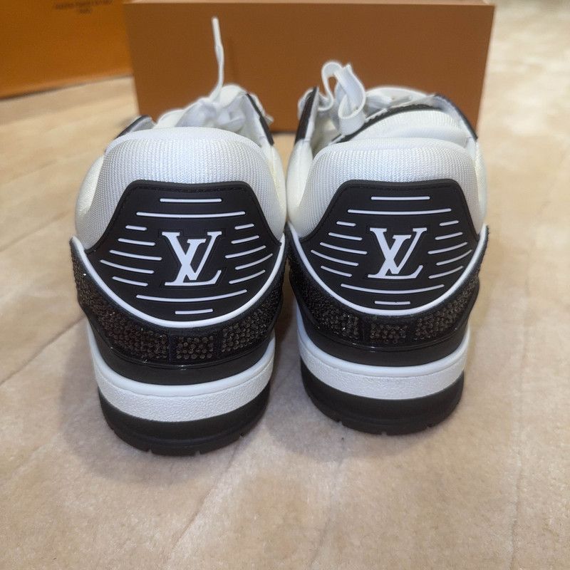 Louis Vuitton Louis Vuitton Black and White Fashion Sneakers 0079 Size US 8.5 / EU 41-42 - 3 Thumbnail