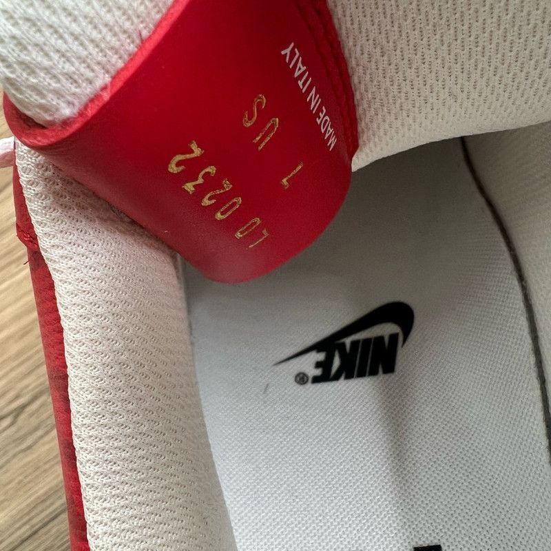 Louis Vuitton Nike x Louis Vuitton Red Air Force 1 Sneakers 0079 Size US 7.5 / EU 40-41 - 5 Thumbnail