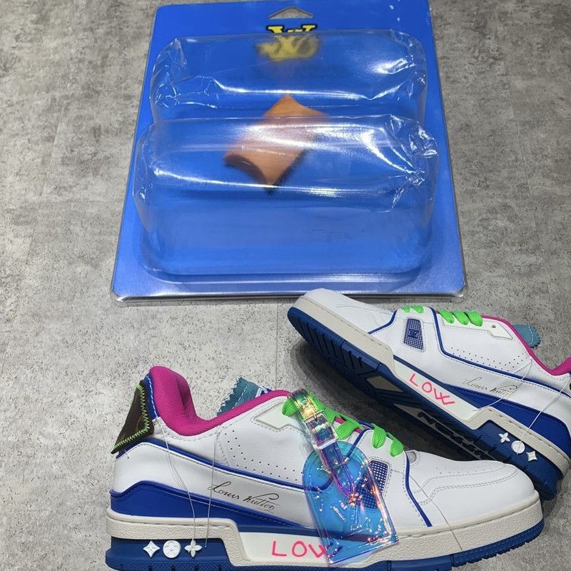 Louis Vuitton Louis Vuitton Trainer Upcycling Low Top Sneakers 0079 Size US 7 / EU 40 - 6 Thumbnail