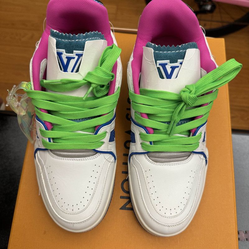 Louis Vuitton Louis Vuitton Trainer Upcycling Low Top Sneakers 0079 Size US 7 / EU 40 - 2 Thumbnail
