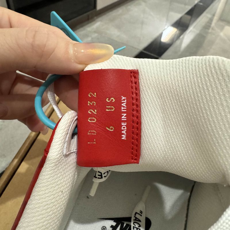 Louis Vuitton Louis Vuitton x Nike Air Force 1 Red Sneakers 0079 Size US 6.5 / EU 39-40 - 5 Thumbnail