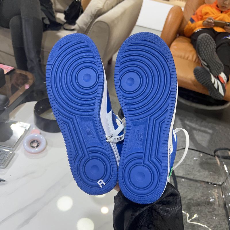 Louis Vuitton Nike x Louis Vuitton Air Force 1 Low Sneakers 0079 Size US 6.5 / EU 39-40 - 4 Thumbnail