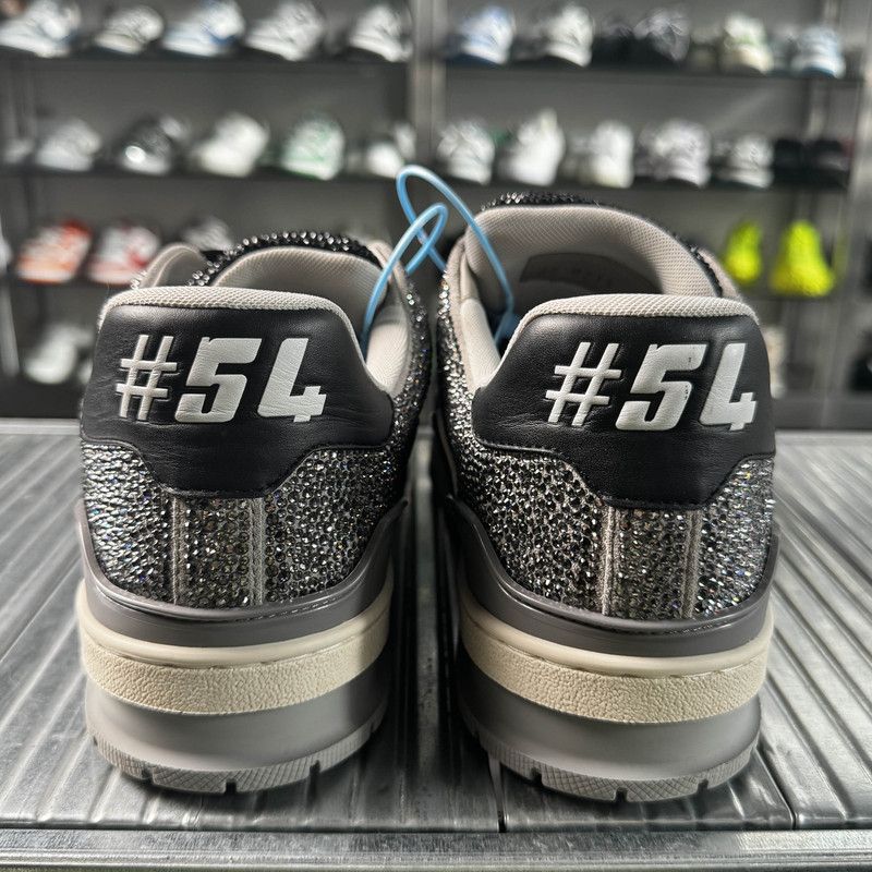 Louis Vuitton Louis Vuitton Trainer Black Gray Casual Sneakers 0079 Size US 9.5 / EU 42-43 - 3 Thumbnail