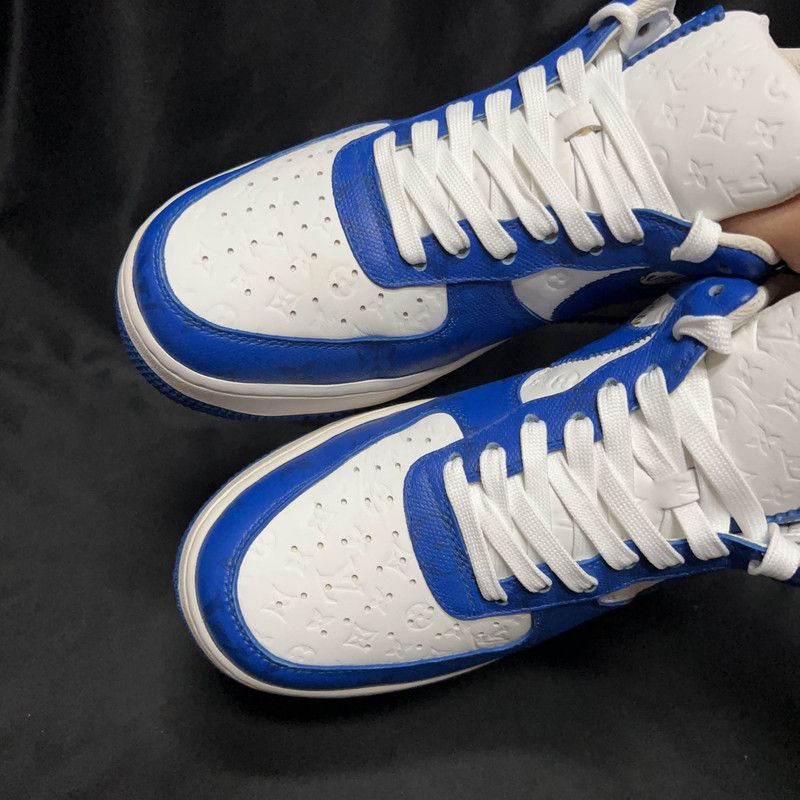 Louis Vuitton Louis Vuitton x Nike Air Force 1 Low Sneakers 0079 Size US 9 / EU 42 - 8 Thumbnail