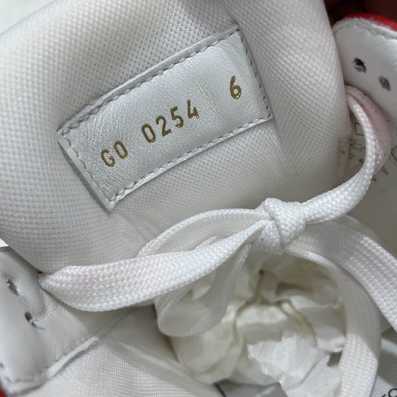 Louis Vuitton Louis Vuitton Red and White Trainer Sneakers 0079 Size US 8.5 / EU 41-42 - 5 Thumbnail