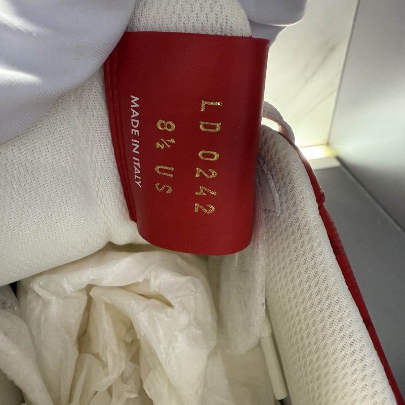 Louis Vuitton Nike x Louis Vuitton Red Air Force 1 Sneakers 0079 Size US 8.5 / EU 41-42 - 5 Thumbnail