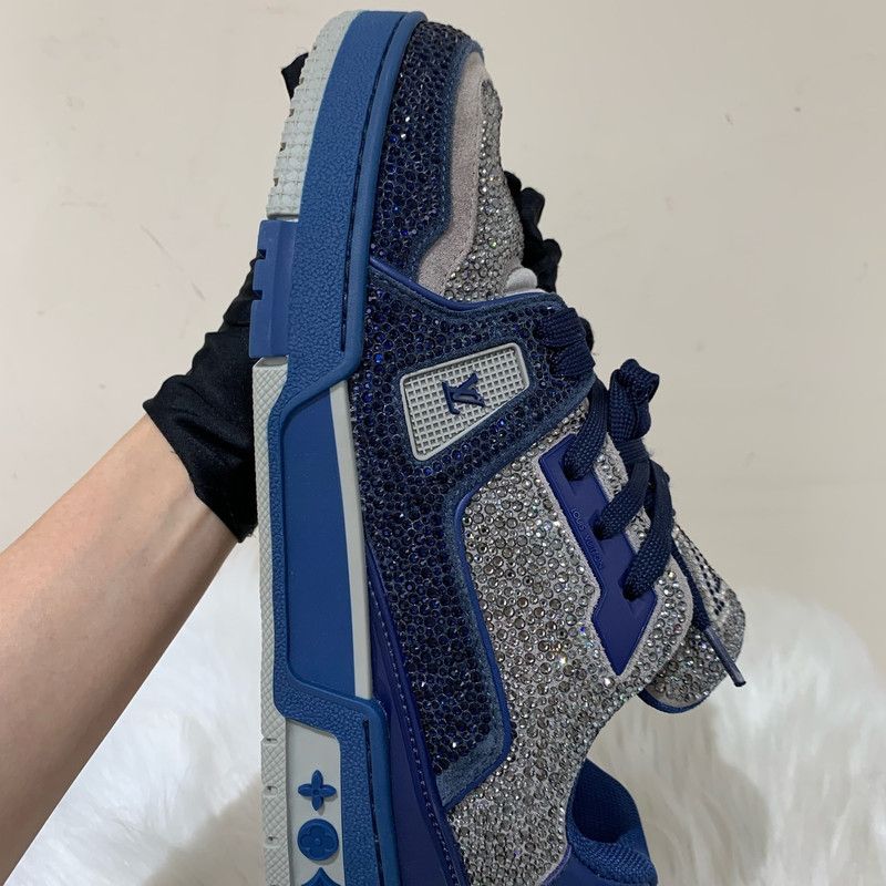 Louis Vuitton Louis Vuitton Colorful Sparkling Trainer Sneakers 0079 Size US 7.5 / EU 40-41 - 10 Thumbnail