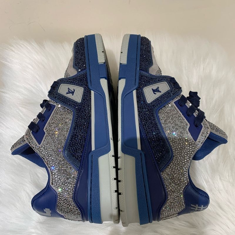 Louis Vuitton Louis Vuitton Colorful Sparkling Trainer Sneakers 0079 Size US 7.5 / EU 40-41 - 8 Thumbnail