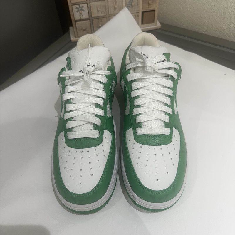 Louis Vuitton Nike x Louis Vuitton Air Force 1 Low Sneakers 0079 Size US 8 / EU 41 - 2 Thumbnail