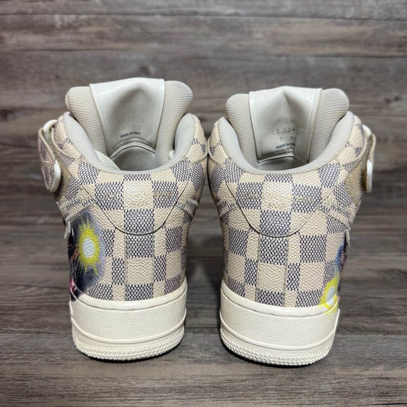 Louis Vuitton Nike x Louis Vuitton Stylish High-Top Sneakers 0079 Size US 9 / EU 42 - 3 Thumbnail