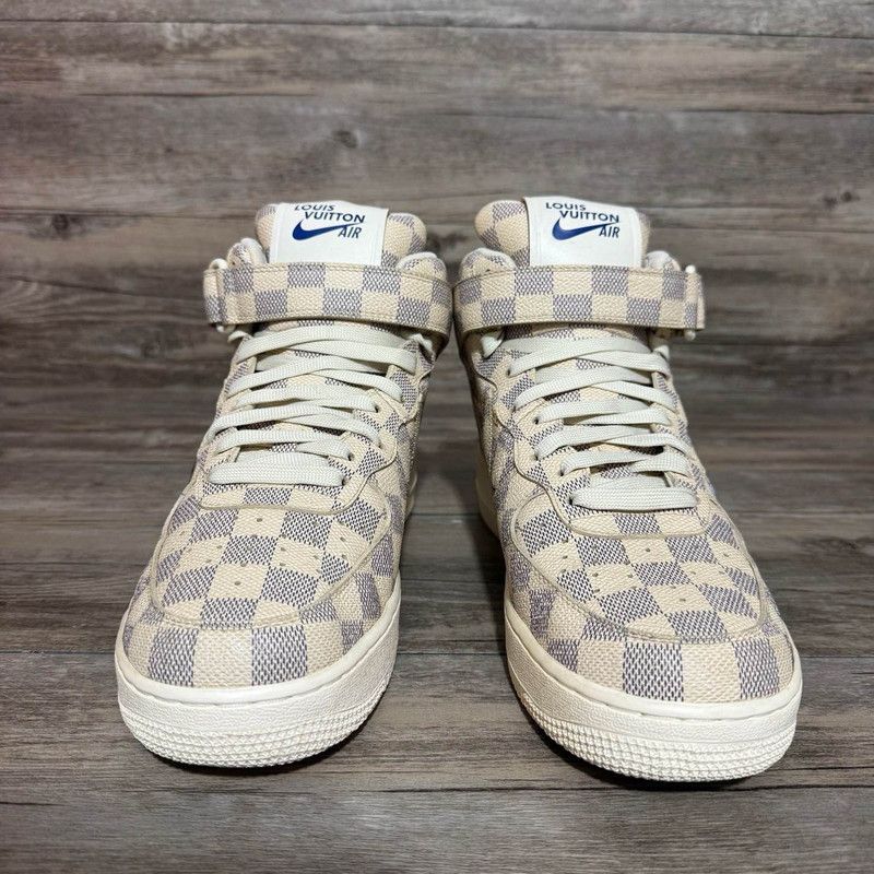Louis Vuitton Nike x Louis Vuitton Stylish High-Top Sneakers 0079 Size US 9 / EU 42 - 2 Thumbnail
